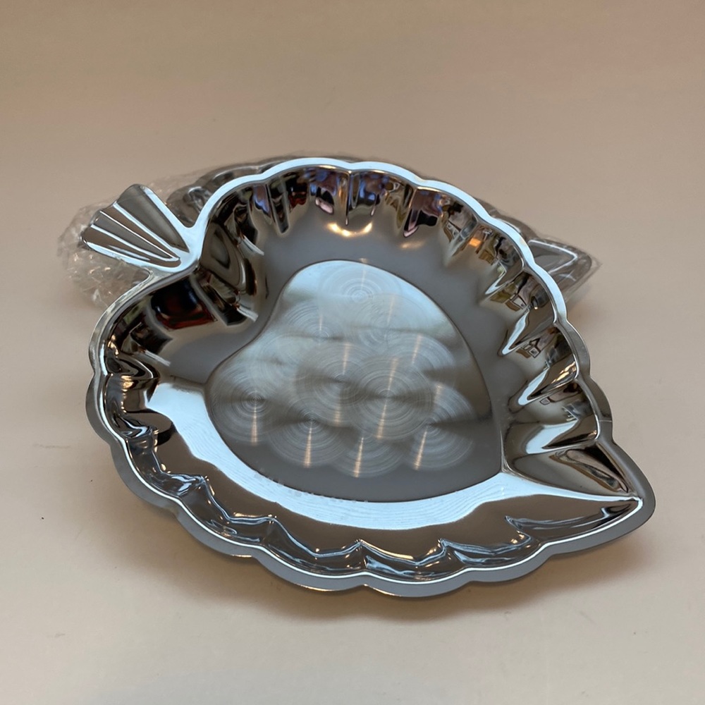 Chrome Plated Leaf Tray